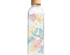 Drickflaska i glas 700ml CARRY Falling leaves