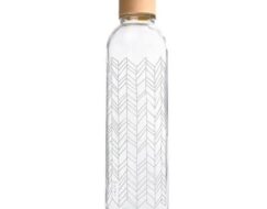 Drickflaska i glas 700ml CARRY Structure of live