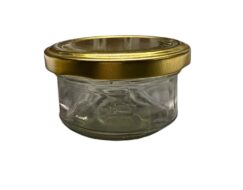 Burk 70ml med guldlock