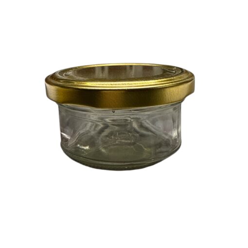 Burk 70ml med guldlock